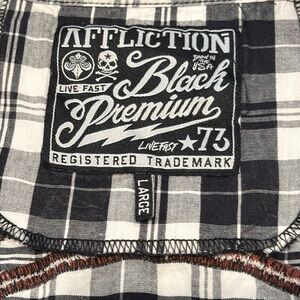 Affliction button down shirt